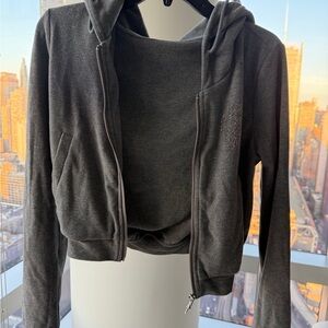 Chrome Hearts Gray Hoodie Jacket